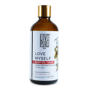 Moisturizer & anti-aging Body Oil with Vanilla - Love Myself