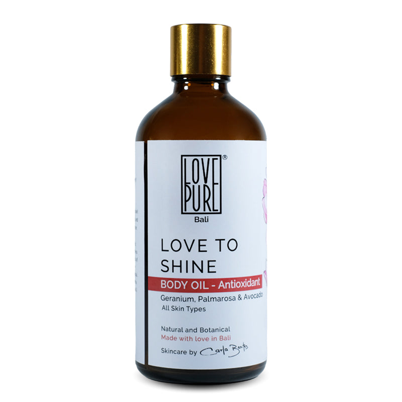 Anti-aging, moisturizer & floral Body Oil - Love to Shine